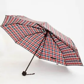 ANF Checkered Design Super Slim Folding Umbrella