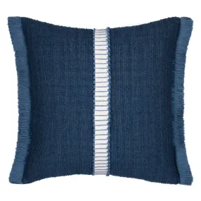 20" Square Elaine Smith Pillow  Deluxe Indigo