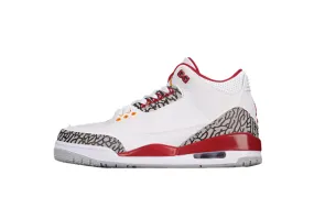 AIR JORDAN 3 RETRO WHITE/LIGHT CURRY/CARDINAL RED/CEMENT GREY