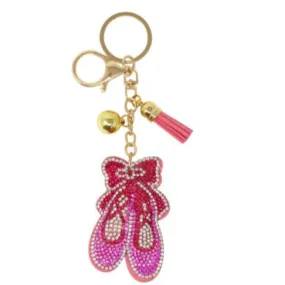 Ballerina Jewelled Bag Tag