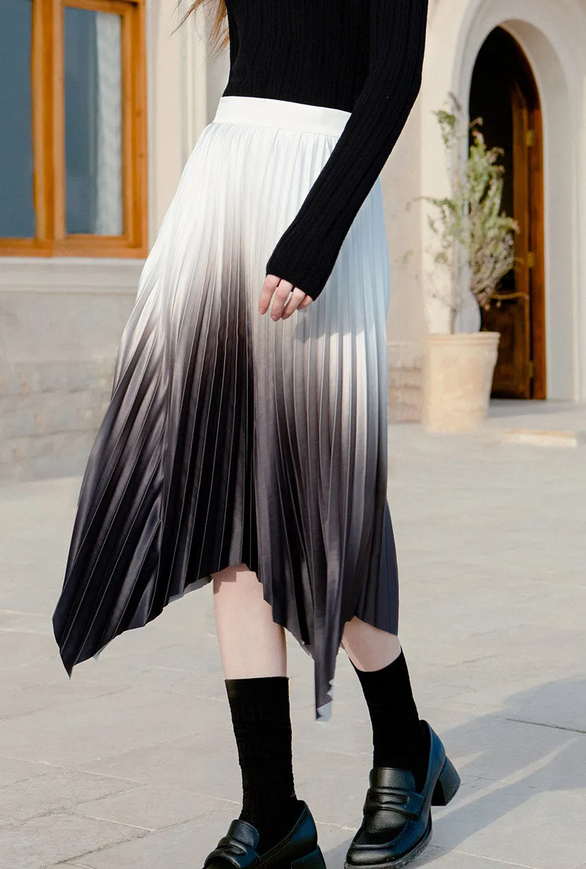 Calla Pleated Skirt - Shadow