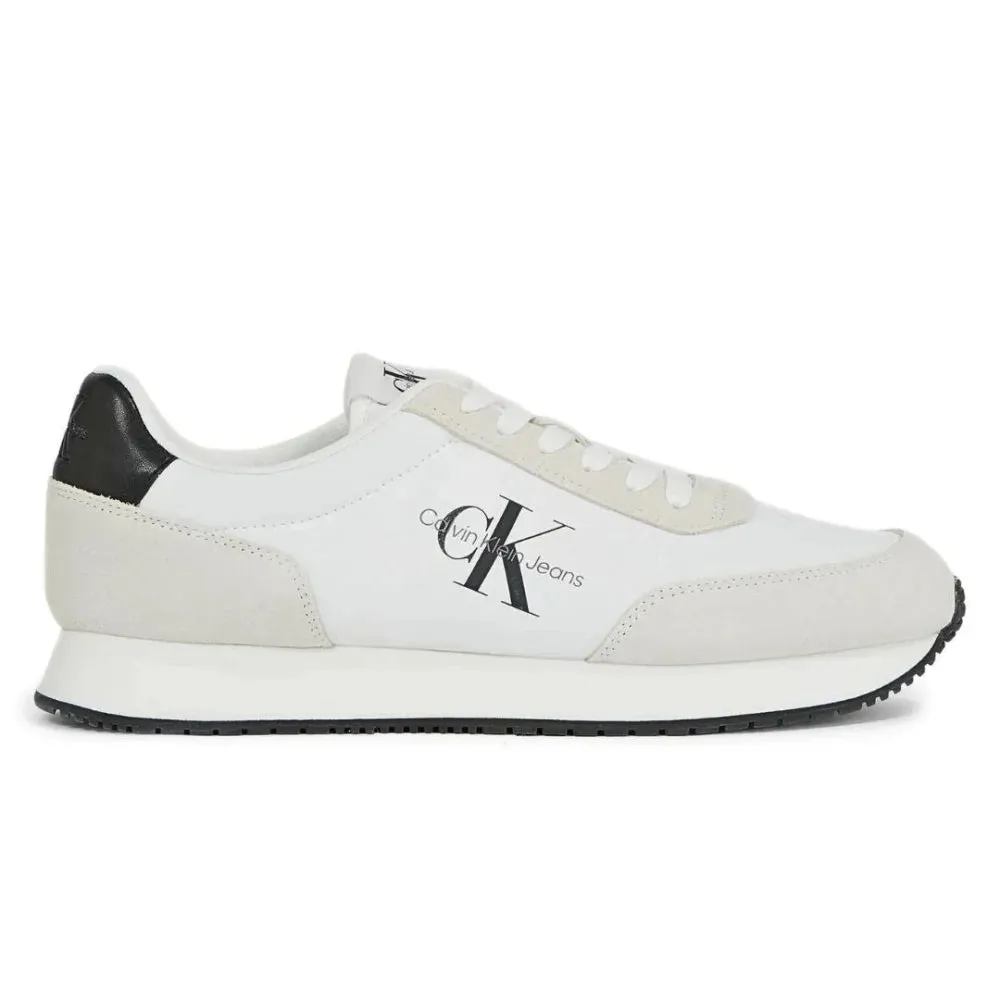 Calvin Klein Jeans Retro Runner SU-NY Mono Trainer - WHTBLK