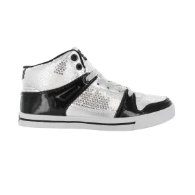 Gotta Flurt Girl's Swerve Silver Sequin Hip Hop Dance Sneaker