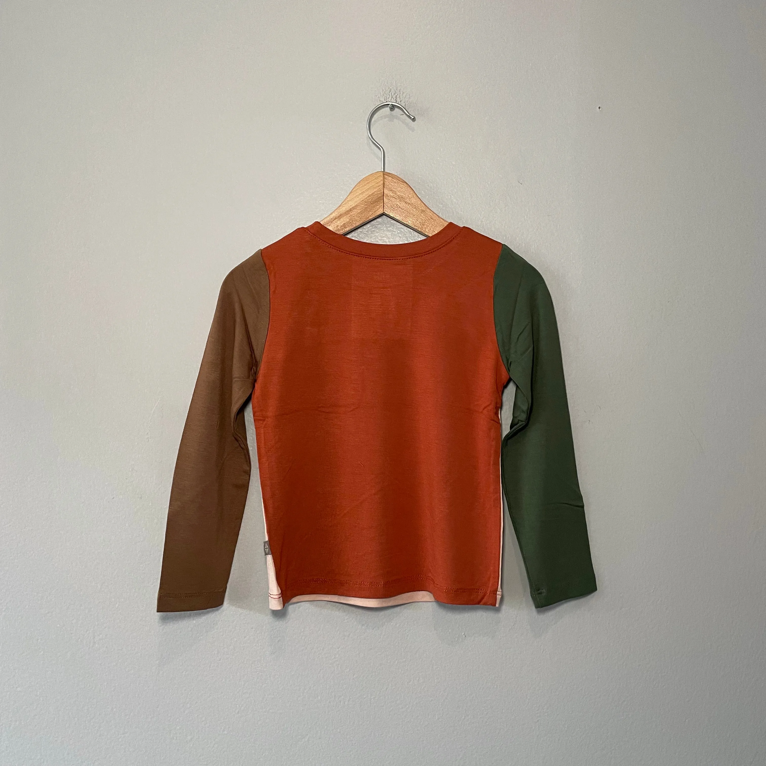 Kyte Baby / Long sleeve crew neck tee - Rust / 2T - New with tag