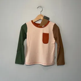 Kyte Baby / Long sleeve crew neck tee - Rust / 2T - New with tag