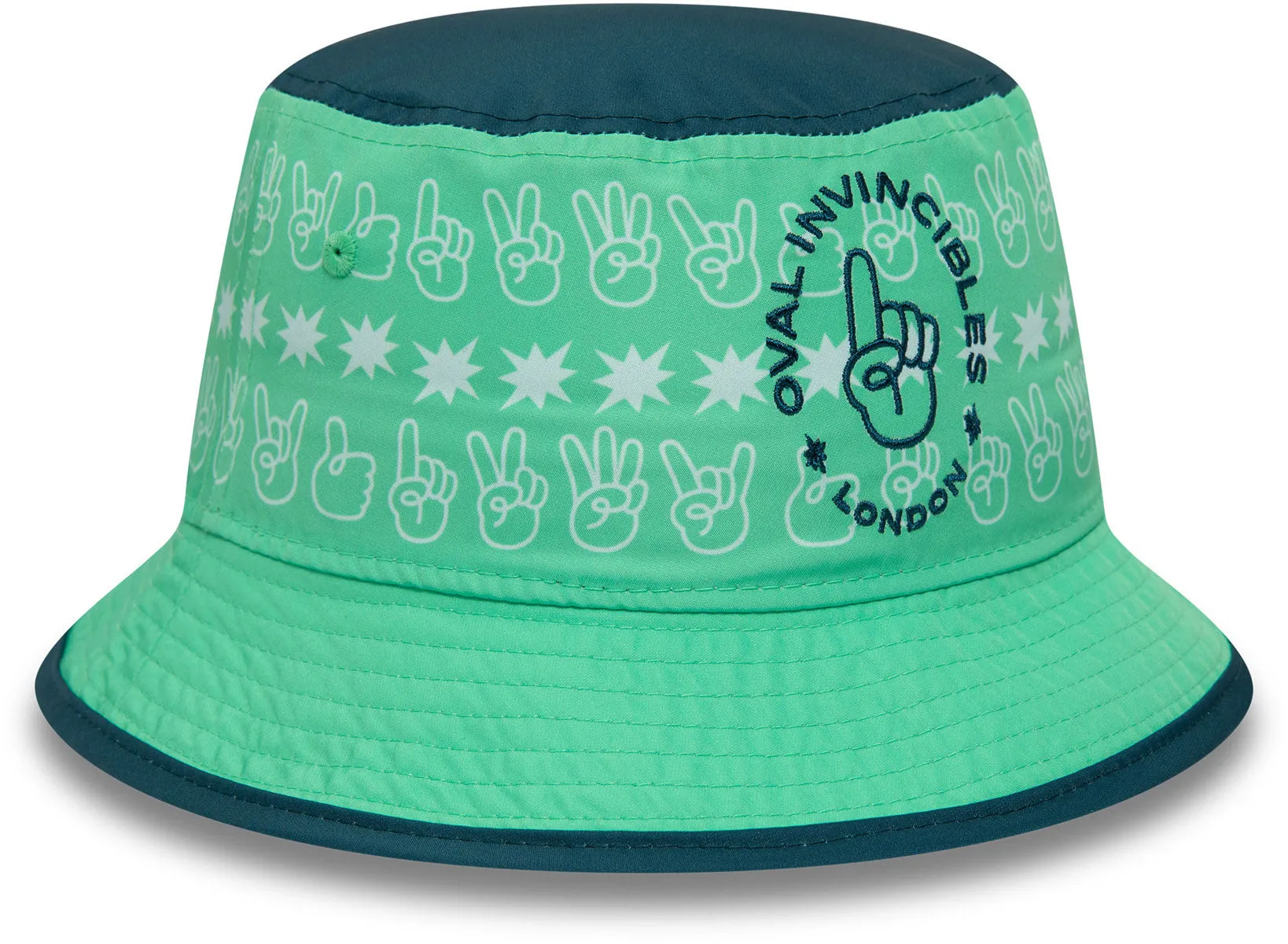 Oval Invincibles The Hundred New Era All Over Print Bucket Hat