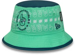 Oval Invincibles The Hundred New Era All Over Print Bucket Hat