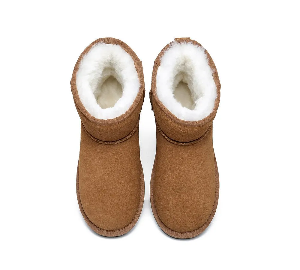 Unisex Double Faced Sheepskin Mini Classic Boots