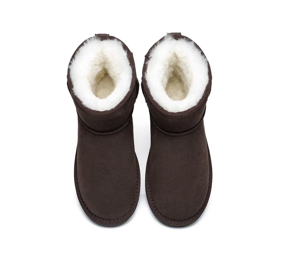 Unisex Double Faced Sheepskin Mini Classic Boots